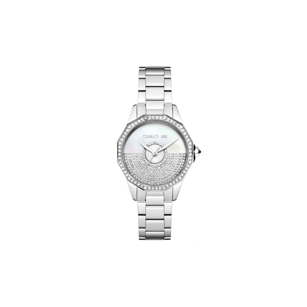 Cerruti 1881 CIWLG0008901 Womenâs Watch 30mm Silver